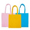 Wholesale Colorful Eco Friendly Custom Logo Plain 100% Cotton Canvas Gift Tote Shopping Bag