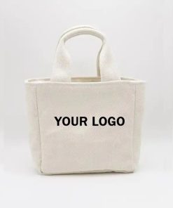 High Quality Cotton Canvas Bag Stiff Durable Handbag Canvas Bags for Promotion Shopping