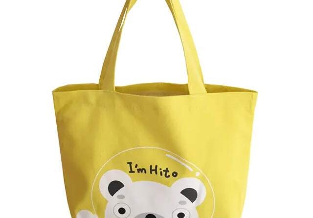 Cotton Canvas Imprinted Tote w/ Short Handles -worldwide bags