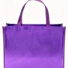 Laser Laminated Custom Brand Print Non Woven Shopping Tote Bag Promotional Logo Supermarket Medium Design