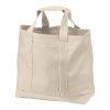 Custom Grocery Shopping Beach Trip Picnic Reusable Front Bag Natural Thickened Canvas 100% Cotton Tote Bags