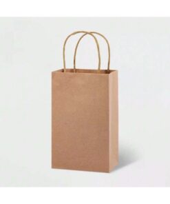 XSkleine solide Geschenktasche Natur