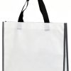 Custom Printed Laminated Non Woven Bag Eco Friendly Reusable Shopping Tote Promotional Gift with Long Handle