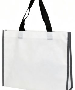 Custom Printed Laminated Non Woven Bag Eco Friendly Reusable Shopping Tote Promotional Gift with Long Handle