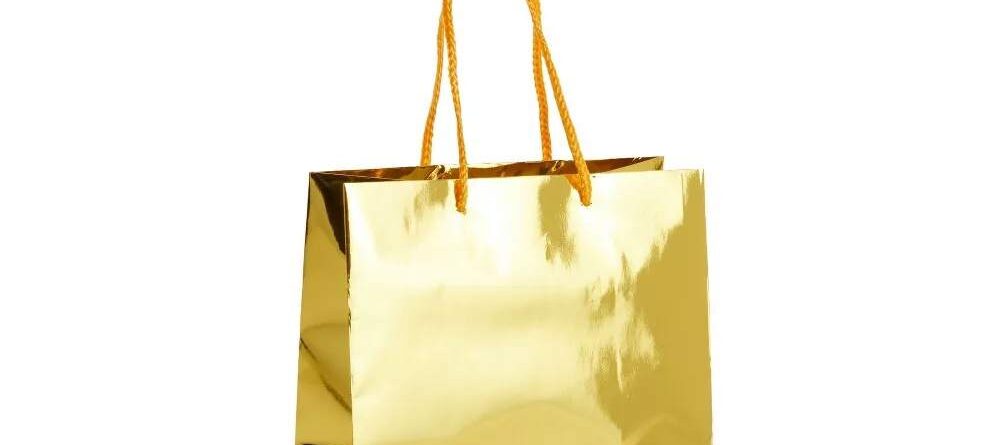 Metallic Gold Gift Bags & Paper Gift Bags & Paper Bags-worldwide bags