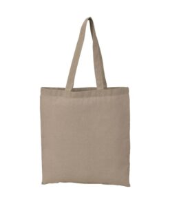 Borsa tote in twill di cotone riciclato