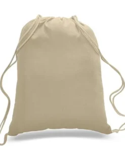 CUSTOM DRAWSTRING BACKPACK 100% COTTON SHEETING