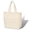 Lightweight Cotton Tote with Colored Handles