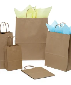 Eco-Friendly Kraft Shopping Bags