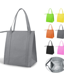 Wholesale Custom Thermal Cooler Bag Insulated Reusable Iced Take Out Bag for Food Wine & Outdoors Food Delivery