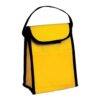 Customized Non Woven Insulated Reusable Waterproof Thermal Solar Panel Cooler Lunch Bag with Letter Pattern and Closure