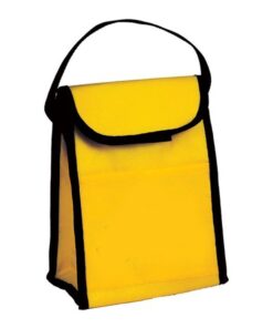 Customized Non Woven Insulated Reusable Waterproof Thermal Solar Panel Cooler Lunch Bag with Letter Pattern and Closure