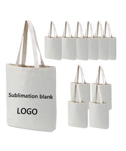 Custom Reusable Canvas Tote Bag Shopping Bulk Cotton Totes for Embroidery Crafting Diy Bridesmaids Reusable Grocery Gift Bag