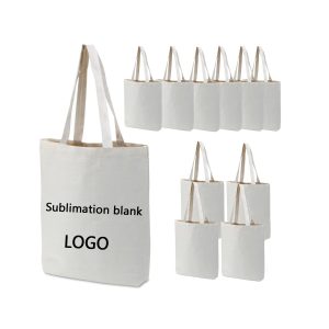 Custom Reusable Canvas Tote Bag Shopping Bulk Cotton Totes for Embroidery Crafting Diy Bridesmaids Reusable Grocery Gift Bag