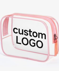 Waterproof 20 30 40s PVC 6 Inch Zipper Kid's Cosmetic Makeup Bags Travel Toilet Pouch Kit Candy Color Clear Kid's Makeup Bags