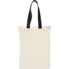 Sac à provisions en toile de coton avec des anses colorées