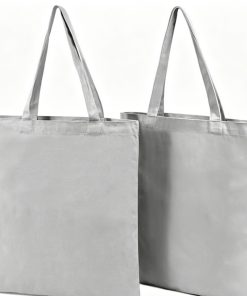 Custom Logo Cotton Canvas Tote Bag Large Capacity Reusable Eco Friendly for Shopping Grocery