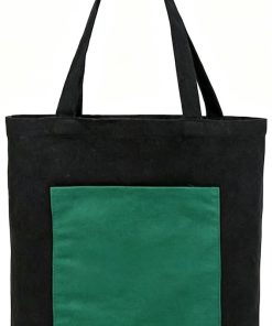 Custom Printed Canvas Tote Bag Reusable Shopping Durable Hand Carry Pouch for Retail Grocery Boutique Daily Use