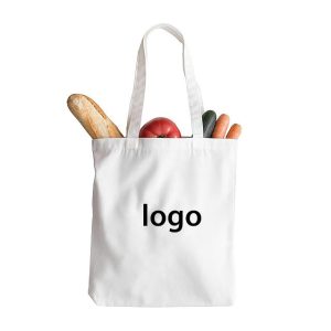Factory Promotional Gift Shopping Eco Recycled Reusable 100% Organic Tote White Plain Cotton Sling Bag