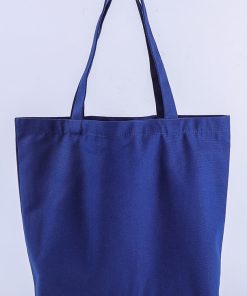 Reusable Cotton Canvas Storage Bag Thick Canvas Material Large Capacity Cotton Tote Bag for Mall Shopping Business Promotion