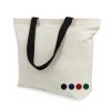 Custom Diy Your Creative Design Grocery Shopping Large Recycled Tote Canvas Cotton Bag With Magnetic Clasp