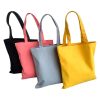 Wholesale Eco-Friendly Large Capacity Canvas Tote Bag Customizable Logo Shopping Grocery Bag for Daily Use