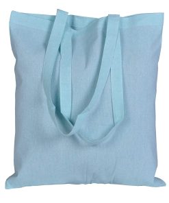 Hot Sale Shopping School Work Travel Gym Reusable Multi-Color Recycled Cotton Canvas Bag With Long Handle