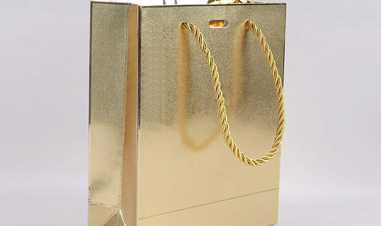 Metallic Gold Shopping Bags for Birthday Party Favors,Easter, Baby Shower, Anniversary, Wedding -WORLDWIDE BAGS