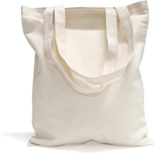 12 Oz Travel Learning Work Tote Mother's Day Shopping Gift Simple Lines Canvas Blanks Tote Bag for Promotion