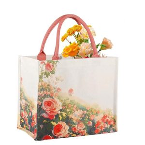 High-quality Grocery Handbags Top Fashionable Lightweight Spacious Canvas Beach Tote Bag for Women Birthday Wedding Gift Bag