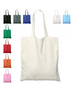 Custom Printed Eco-Friendly Shopping Grocery Supermarket Lightweight Blank Bulk Natural Cotton Tote Bag
