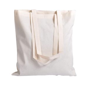Eco-Friendly School Shopping Lunch Recycled Natural White Plain Long Handle Printed Cotton Canvas Tote Bag