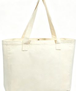 Large Capacity Heavy Duty 12oz Orange Canvas Tote Bag Custom Printing for Fruits Vegetables Grocery Women Shopping Bag
