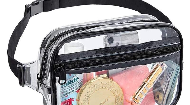 Clear Fanny Pack Stadium Approved, Clear Belt Bag, Transparent Waist Pouch with Adjustable Strap-worldwide bags