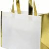 Designer Eco Friendly Reusable Shopping Promotional Gift Shiny Custom Non Woven Tote Bag Wholesale