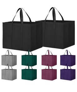 Custom Eco Friendly Grocery Shopping Clothes Foldable Reusable Bag Spunbond Large Non-Woven Bag