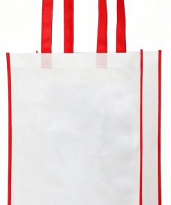 Heavy Duty Non Woven Custom Shopping Bags Large Capacity Grocery Long Handle Durable Reusable Strong Fabric