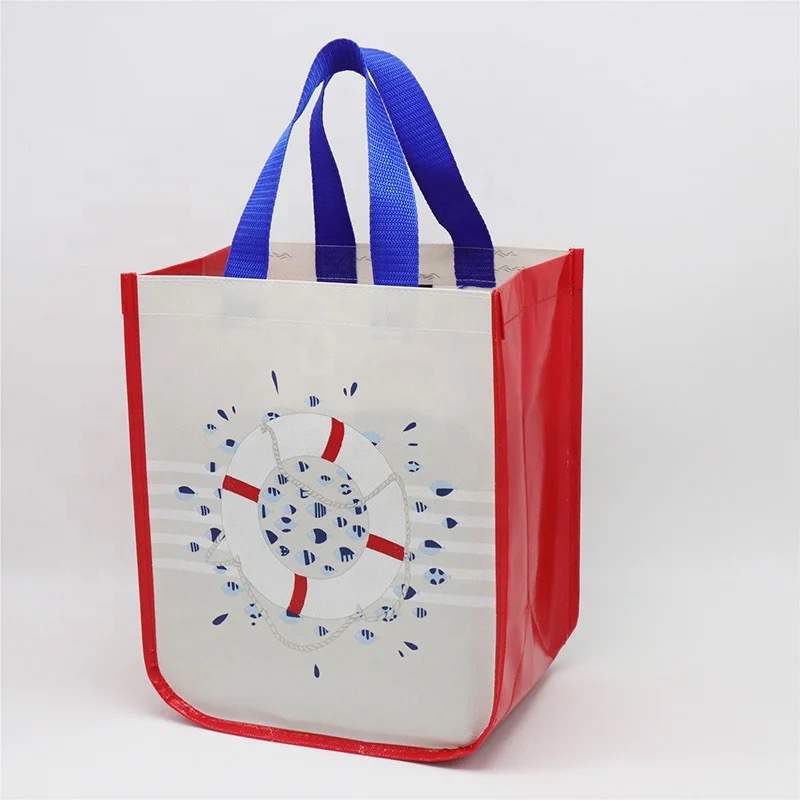 Custom Laminated Shopping Totes Grocery Totes Worldwide Bag 