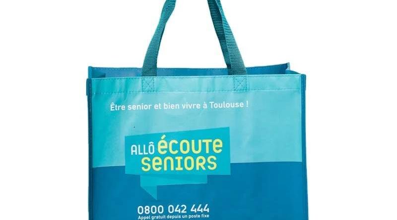 Big Grocery Laminated Non-Woven Tote & Grocery Tote-worldwide bags