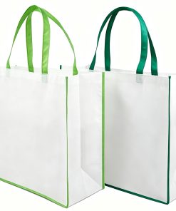 Eco Friendly Wholesale Retail Reusable Lightweight Custom Non Woven Tote Bag Shopping Grocery Handle