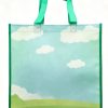 Eco-Friendly Reusable Factory RPET Shopping Bags Custom Logo Durable RPET & PP Woven Tote Bag Zipper Closure Storage