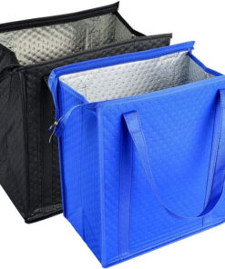 Custom Logo Promotional Reusable Thermal Insulation Bag Wholesale Small Non Woven Insulated Lunch Cooler Bag for Food