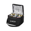 Wholesale Carry Polyester Custom Women Kids Lunch Bag Lunch Insulated 6 Can Cooler Bag with Strap
