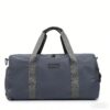 Fashionable Large Capacity Waterproof Travel Duffel Bag with Zipper Closure Portable for Gym Sports Overnight Trips Weekenders