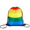 Easy to Customize Personalized Waterproof 210d Polyester Draw String Backpack Sports Soccer Drawstring Bag Backpack