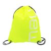 Custom Logo Drawstring Backpack Black Fashionable Sports Cinch Sack Storage Bag Waterproof Feature for School Gym Travel