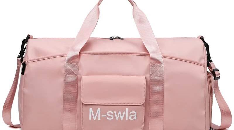 Sports Tote Gym Bag - Pink & Travel Duffel Bag-Worldwide bags