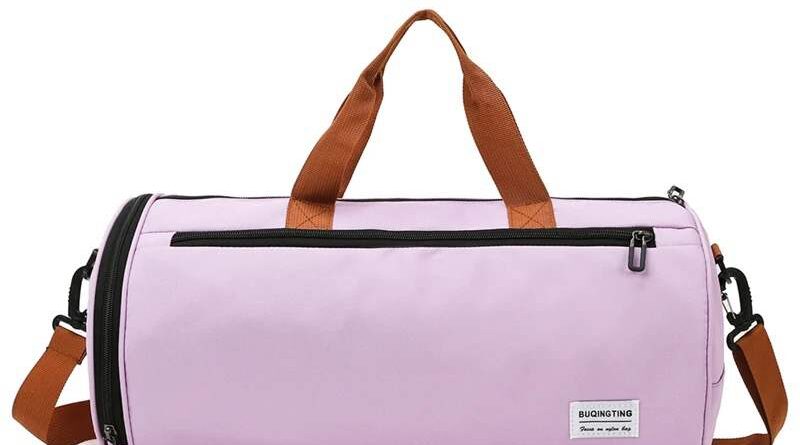 Shoulder Weekender Overnight Bag for Women - Pink-Worldwide Bags