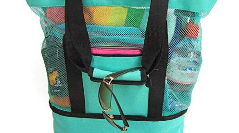 Beach Cooler Tote Bag with Insulated Bottom & Tote Bag-Worldwide Bags