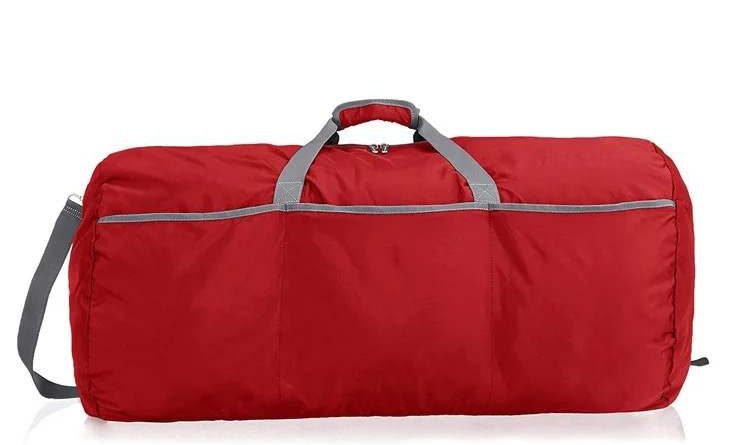 Amazon Basics Large Travel Luggage Duffel Bag - Red -Worldwide Bags